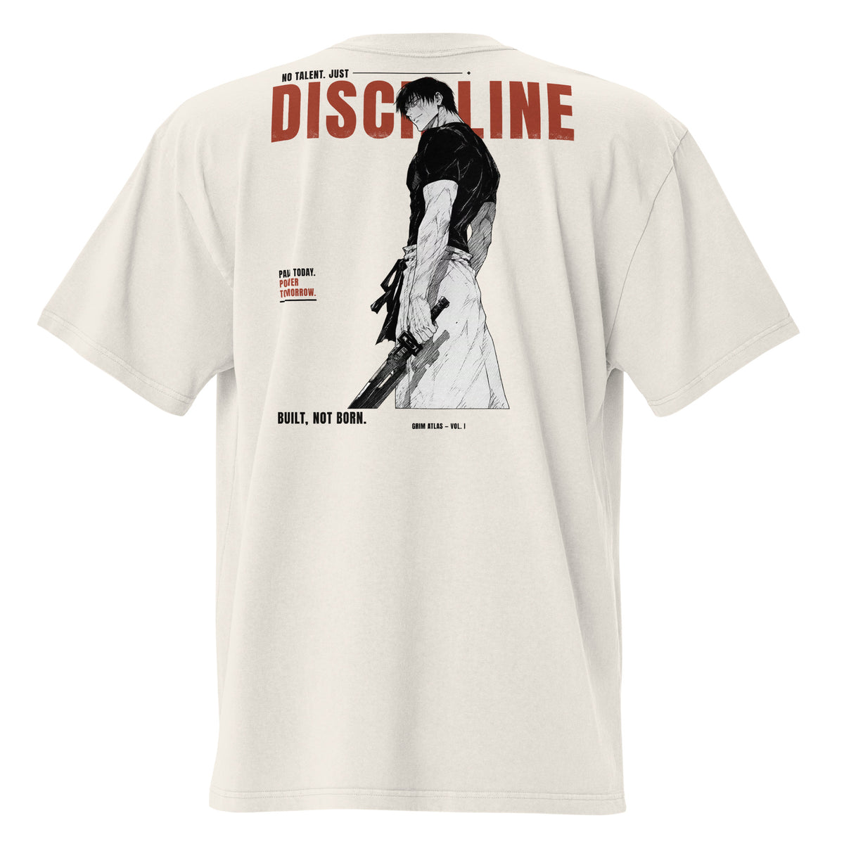 DISCIPLINE — Oversized Tee | Vol. I