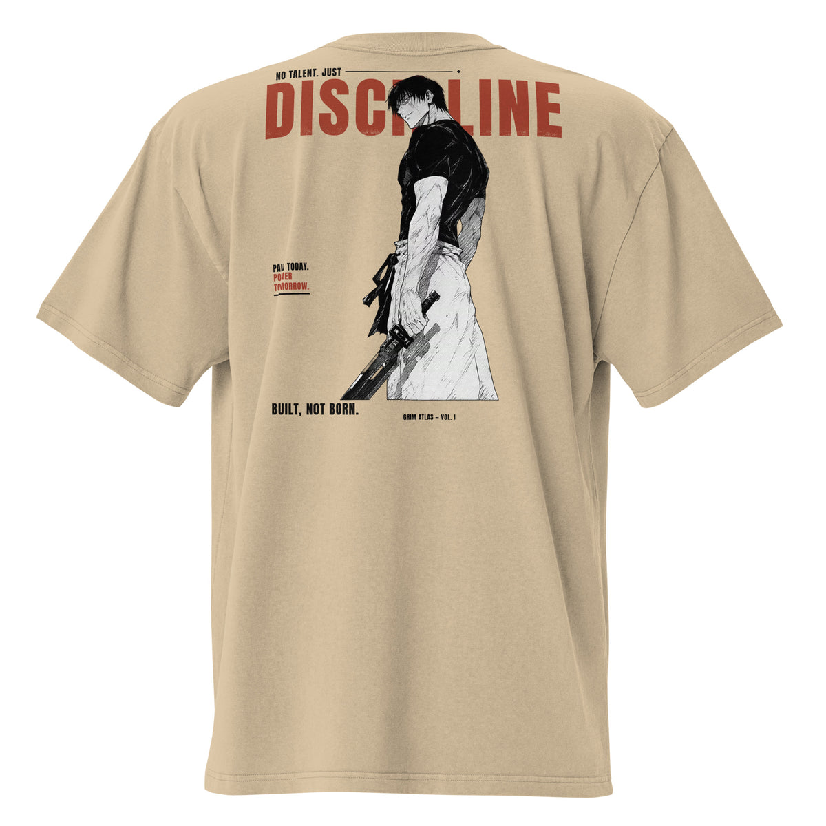 DISCIPLINE — Oversized Tee | Vol. I